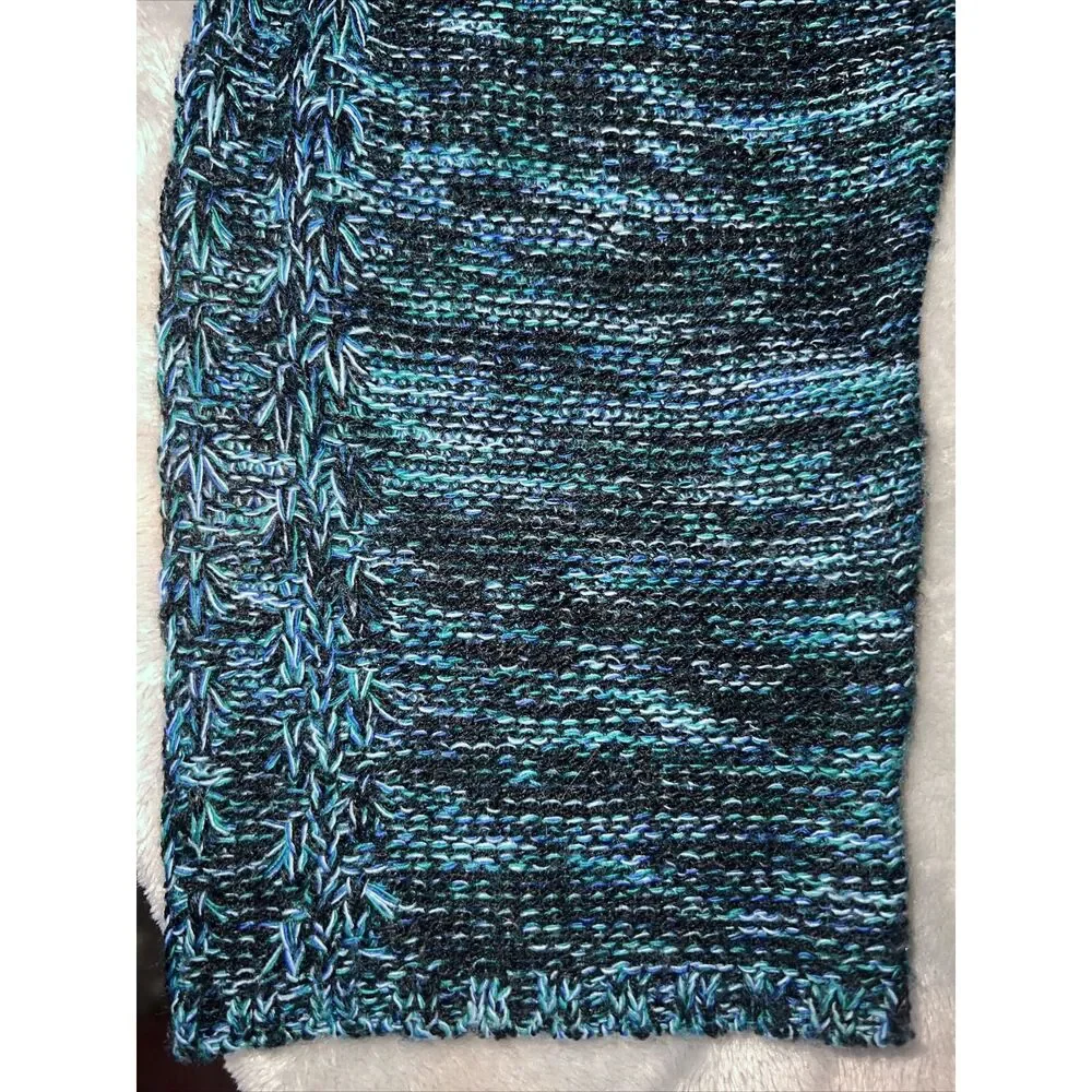 Studio Works Womens M Open Knit Acrylic Tunic Sweater Light Top - Picture 4 of 10